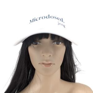 Microdosed. jeng White Otto World Famous Foam Front Trucker Hat Baseball Cap NEW